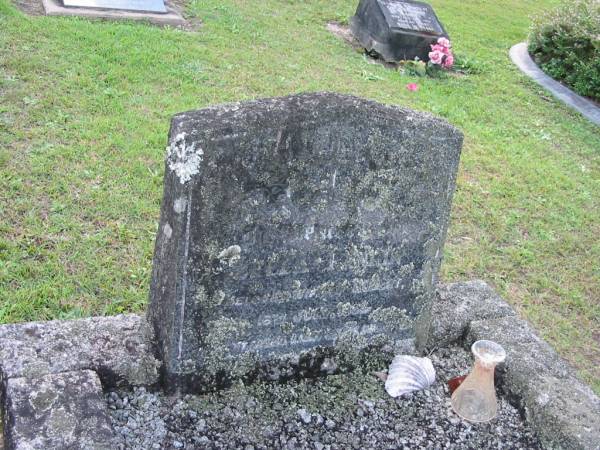 Zella RANKIN, wife of Robert,  | died 16 July 1962;  | Woodford Cemetery, Caboolture  | 