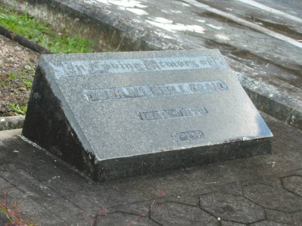 John McNeill CRAIG,  | 1892 - 1970;  | Woodford Cemetery, Caboolture  | 