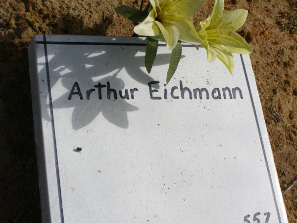 Arthur Eichmann  | Woodhill cemetery (Veresdale), Beaudesert shire  |   | 