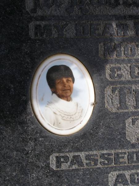 Thelma Anne Thompson  | 9 May 87, aged 62  | Woodhill cemetery (Veresdale), Beaudesert shire  |   | 