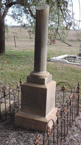 Rachel Sarah CALDICOTT  | d: 26 May 1915 aged 21 years 4 months  |   | Yandilla All Saints Anglican Church with Cemetery  |   | 