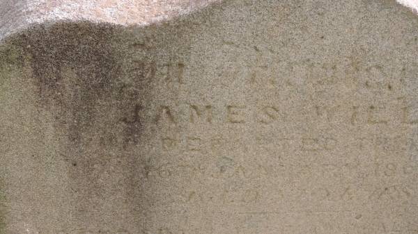 James WILLIS  | d: 26 Jan 1866 aged 37 years  |   | Yandilla All Saints Anglican Church with Cemetery  |   | 