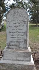 
Johanna (SUMMERS)
wife of G SUMMERS
d: 4 Dec 1892 aged 41

also
Winnifred (SUMMERS)
d: 3 Jan 1889 aged 5
and
Charles (SUMMERS)
d: 4 Jan 1889 aged 3

George SUMMERS
d: 19 Apr 1907 aged 57

Jean Rowland SUMMERS
d: 23 Apr 1902 aged 23

Clare Louise SUMMERS
d: 19 Apr 1906 aged 18

Yandilla All Saints Anglican Church with Cemetery

