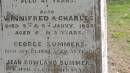 
Johanna (SUMMERS)
wife of G SUMMERS
d: 4 Dec 1892 aged 41

also
Winnifred (SUMMERS)
d: 3 Jan 1889 aged 5
and
Charles (SUMMERS)
d: 4 Jan 1889 aged 3

George SUMMERS
d: 19 Apr 1907 aged 57

Jean Rowland SUMMERS
d: 23 Apr 1902 aged 23

Clare Louise SUMMERS
d: 19 Apr 1906 aged 18

Yandilla All Saints Anglican Church with Cemetery

