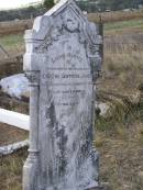 
Eveline Gertrude JONES,
daughter sister,
died 15 Oct 1918 aged 38 years 10 months;
Yangan Anglican Cemetery, Warwick Shire
