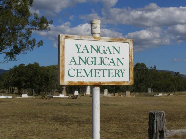 Yangan Anglican Cemetery, Warwick Shire  | 