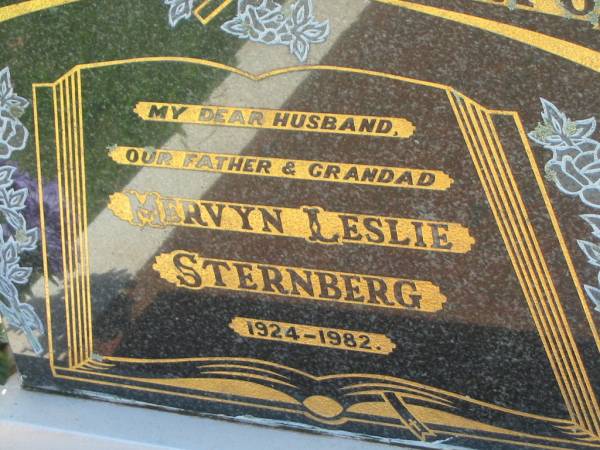 Mervyn Leslie STERNBERG,  | husband father grandad,  | 1924 - 1982;  | Yarraman cemetery, Toowoomba Regional Council  | 