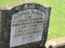 
Anna Louise STERNBERG,
wife mother,
1886 - 1952;
Albert STERNBERG,
father,
1881 - 1961;
Annie Louise STEINBERG,
daughter sister;
Yarraman cemetery, Toowoomba Regional Council
