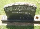 
Joyce MOWAT,
born Kingaroy 9-2-1936,
died Yarraman 1-6-1996;
Yarraman cemetery, Toowoomba Regional Council
