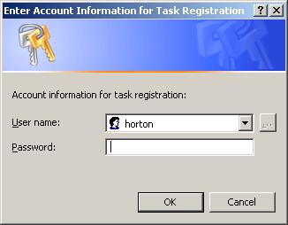 username + password