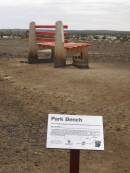 Modern art on top of the slag heap, Broken Hill, New South Wales 