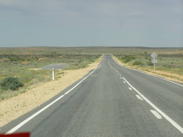 Road from Broken Hill to South Australian border  | 