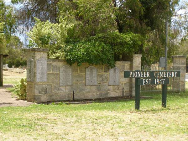 Pioneer cemetery,  | Busselton,  | Western Australia  | 