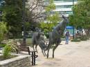 Kangaroo sculptures, Perth, Western Australia 