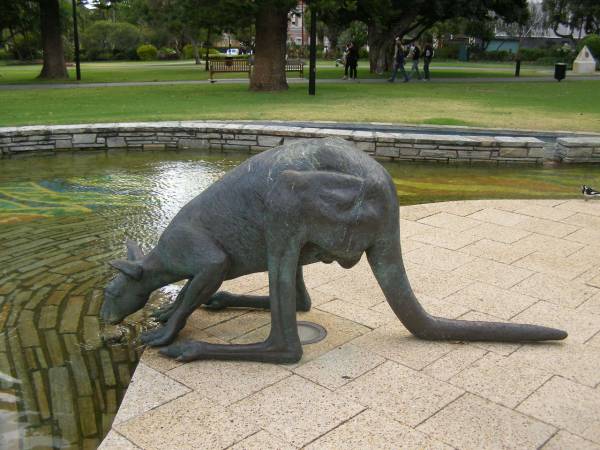 Kangaroo sculptures,  | Perth,  | Western Australia  | 