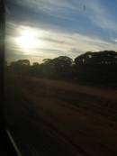 Sunset, Western Australia, taken from the Indian Pacific 