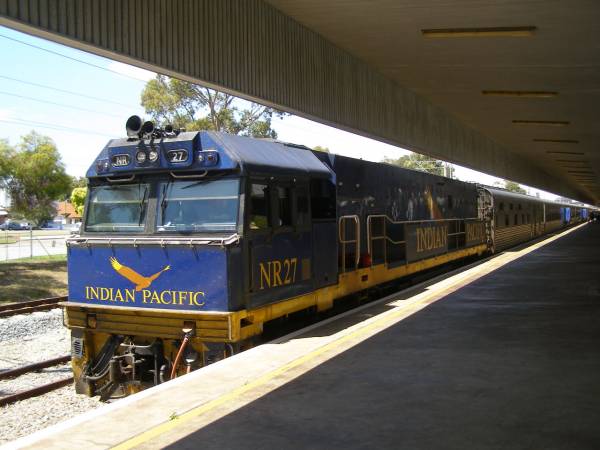 The Indian Pacific, East Perth railway station  | 