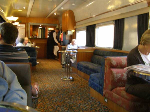 Gold class lounge car,  | Indian Pacific  | 
