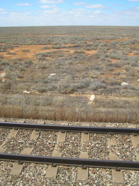 The Nullarbor Plain (Western Australia),  | taken from the Indian Pacific  | 
