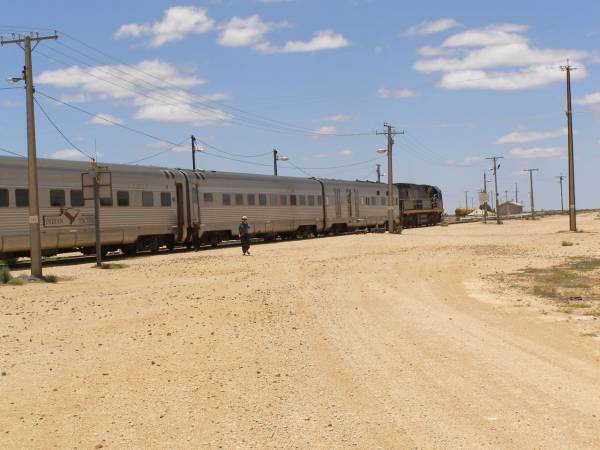 Cook, a siding on the Indian Pacific route  | and now a ghost town  | 