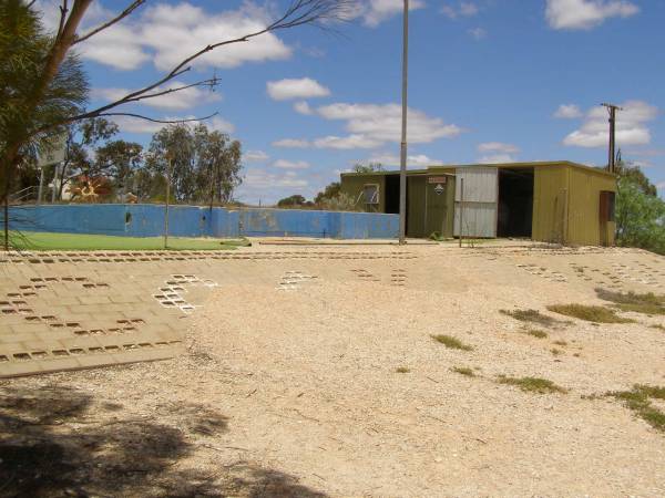 Cook, a siding on the Indian Pacific route  | and now a ghost town. This was the swimming pool.  | 