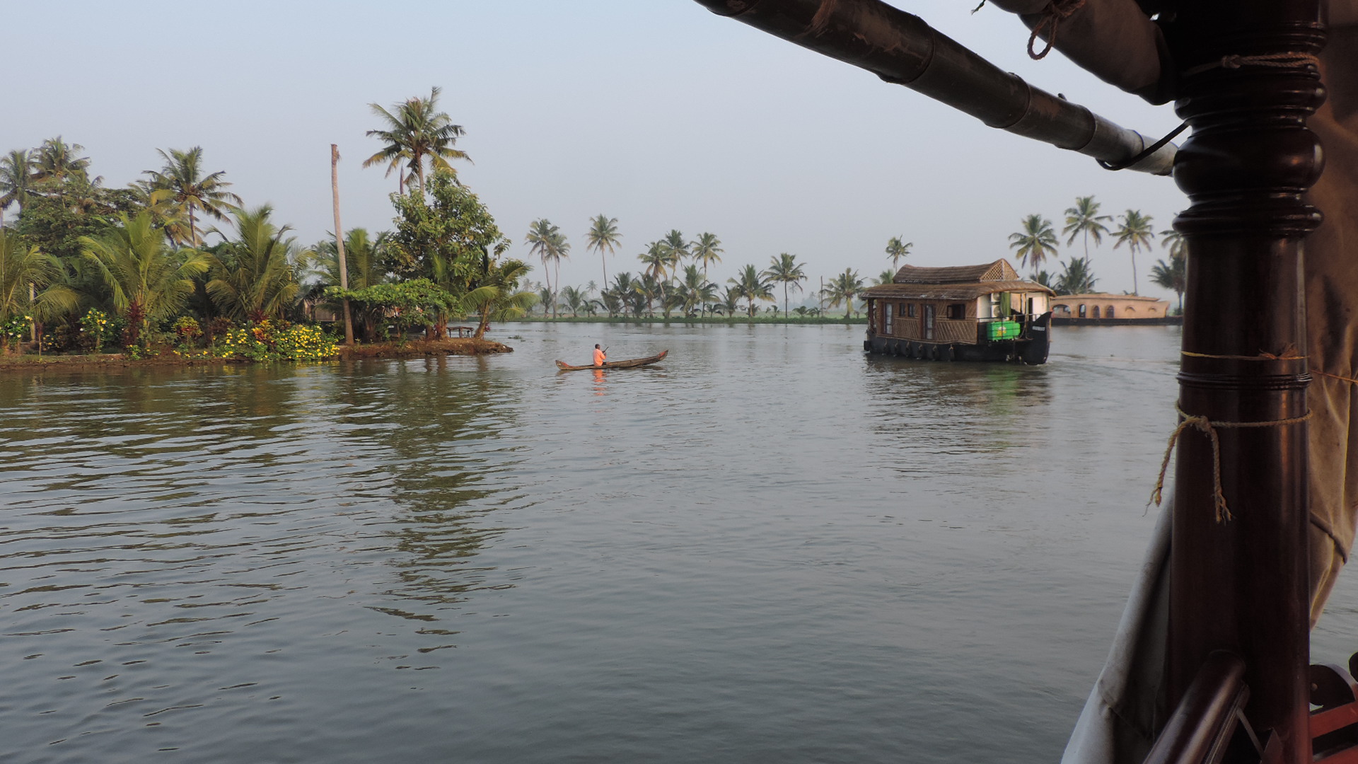 houseboats on Kerala backwaters