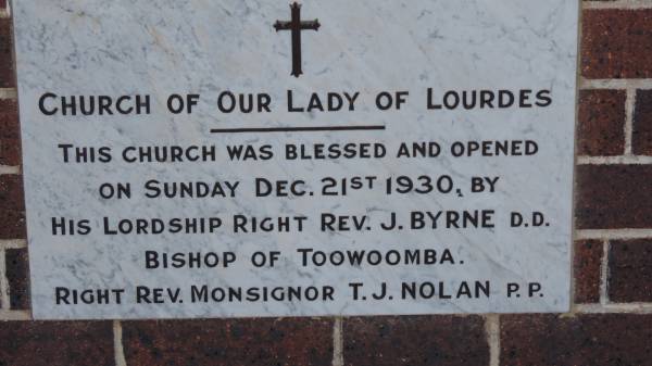 Church of Our Lady of Lourdes Catholic, Cecil Plains  | 