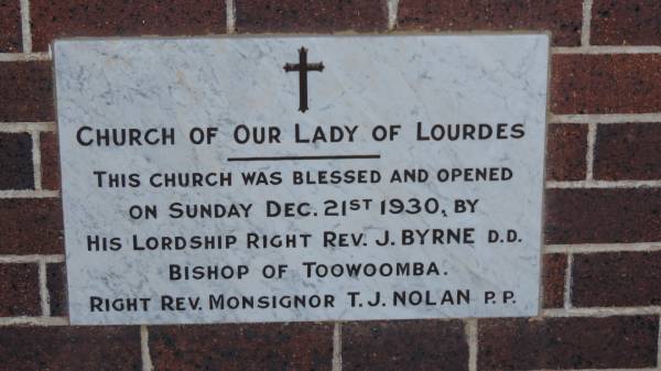 Church of Our Lady of Lourdes Catholic, Cecil Plains  | 