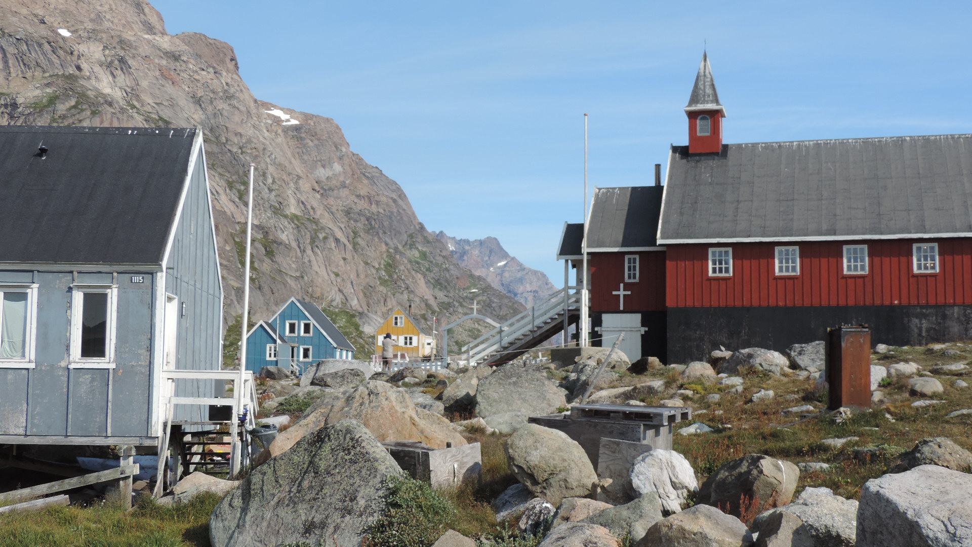 church among rocks