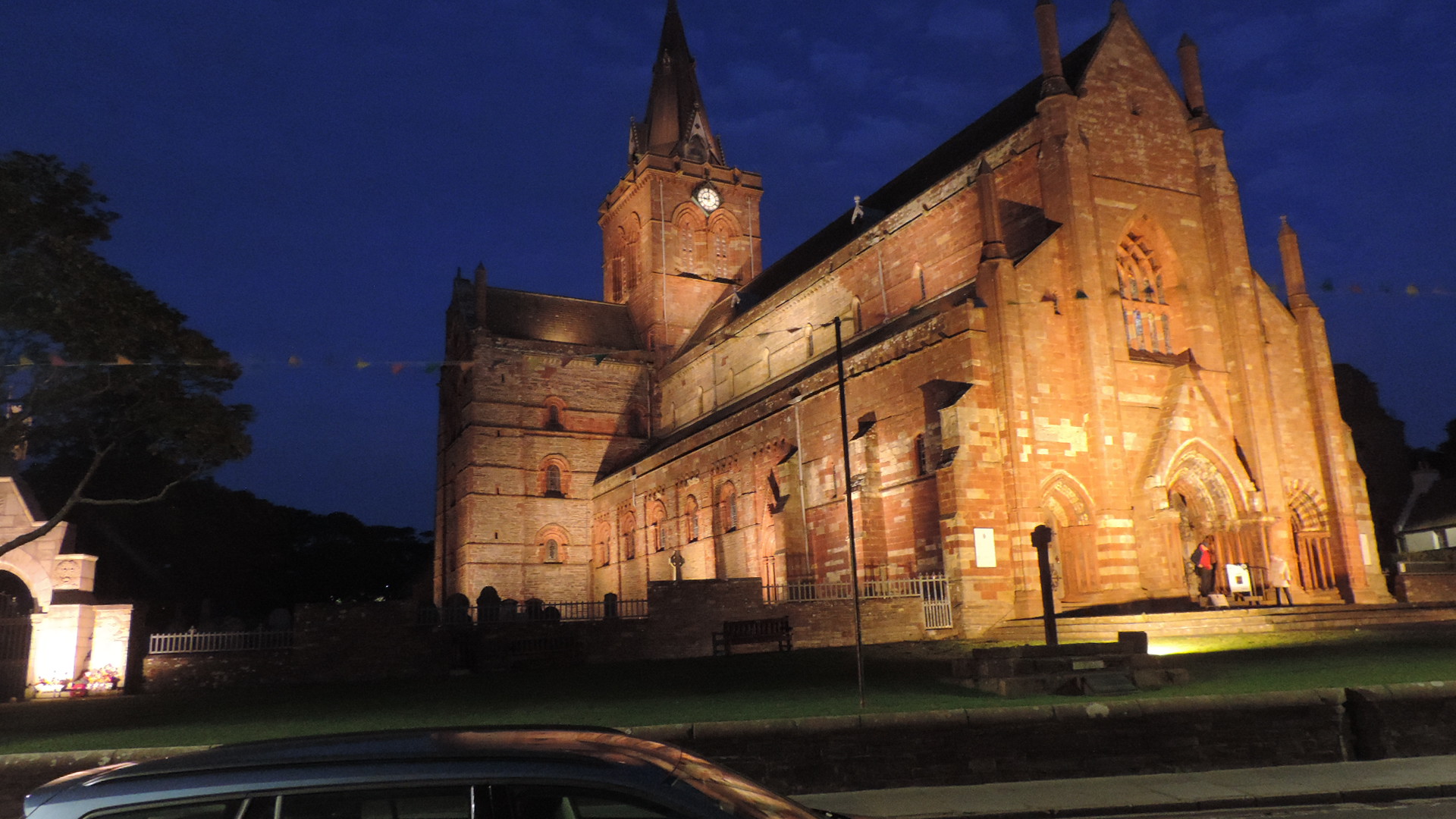 St Magnus cathedral, built 1137.