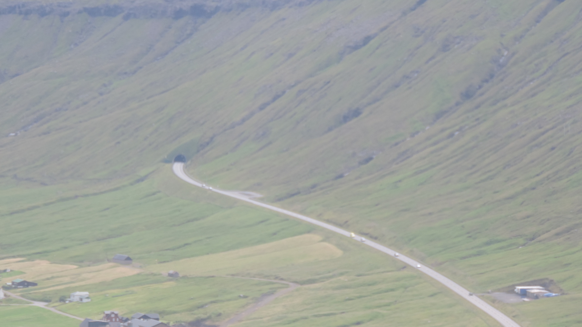 tunnels through mountains to join fijords