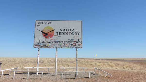 Northern Territory border near Camooweal